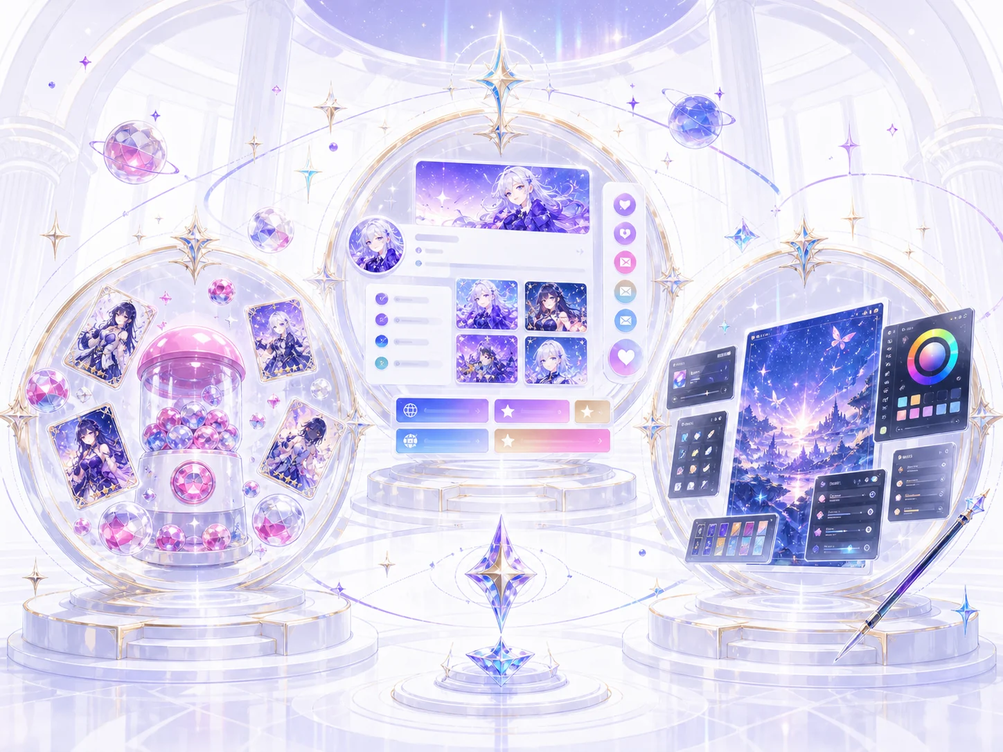 ArtrIa StudioからCreatorsや@dropへつながるイメージ