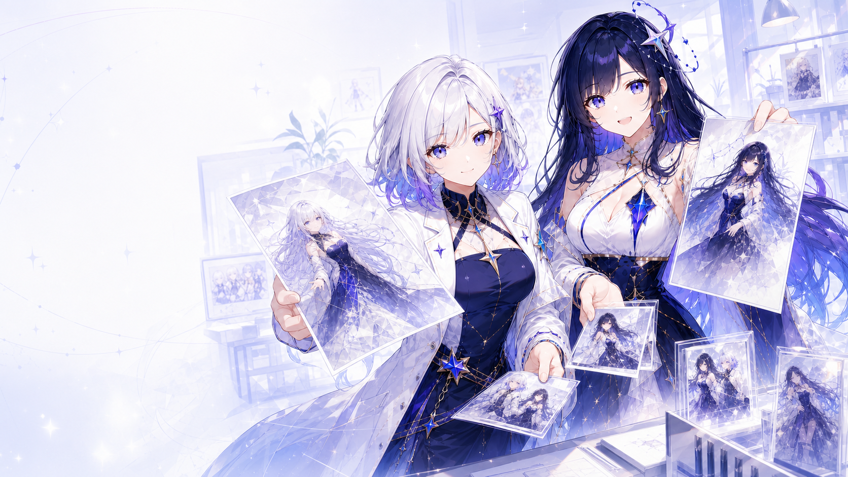 ArtrIaの二人が作品をファンへ届けるビジュアル